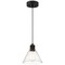 Access Lighting Port Nine Martini, Martini LED Pendant, Matte Black Finish, Seeded Glass 63140LEDDLP-MBL/SDG - alternate 1